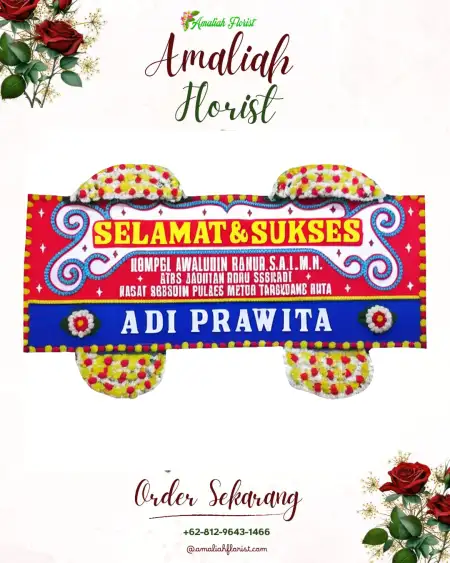Papan Bunga Ucapan Selamat Mluweh